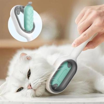 Pet Miyav® Su Hazneli Kedi ve Köpek Tüyü Toplamama Fırçası Su Hazneli Pet Tarağı