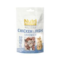 NF Tavuk&Balık Etli Sandvic Tahılsız Nutri Feline 50Gr Kedi Ödülü