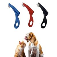 Pet Miyav® Kedi ve Köpek Parmak Geçmeli Diş Bakım Fırçası Evcil Hayvan Diş Tartar Plak Temizleme